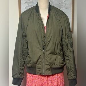 GAP Dark Green Women's Bomber Jacket